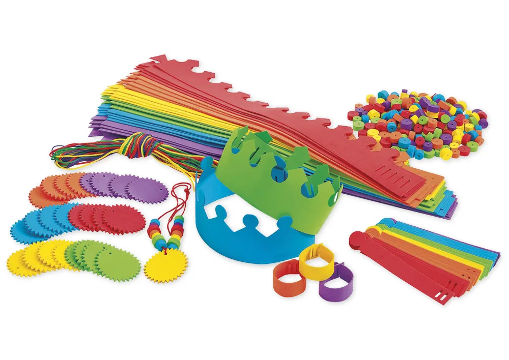 Moosgummi-Accessoires, 296-tlg.