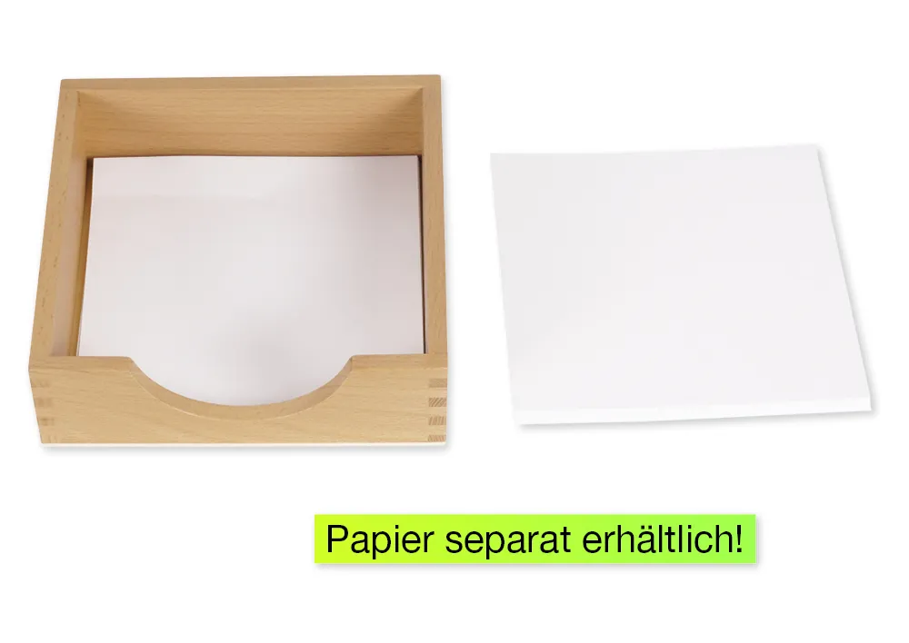 TimeTEX Papier-Unterlage, 14 x 14 cm "Montessori Premium"