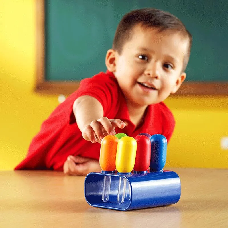 Set Pipetten XXL aus Kunststoff 7-tlg, mit Ständer