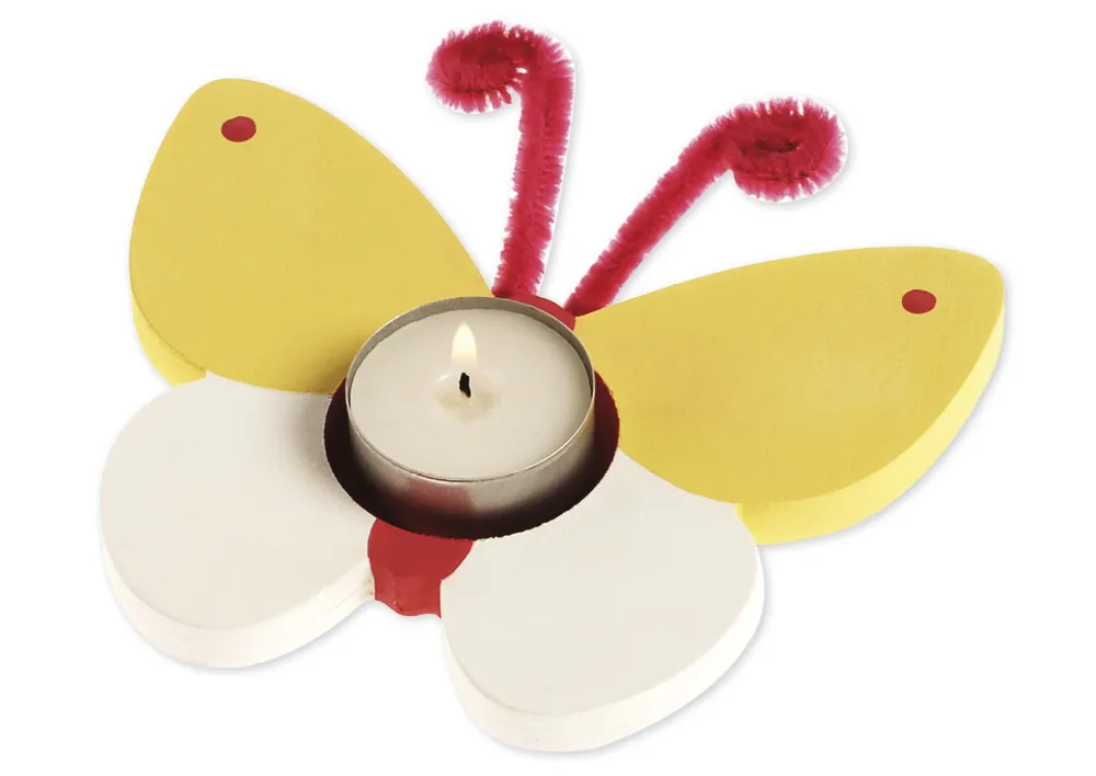 Teelichthalter "Schmetterling", 3 Stück