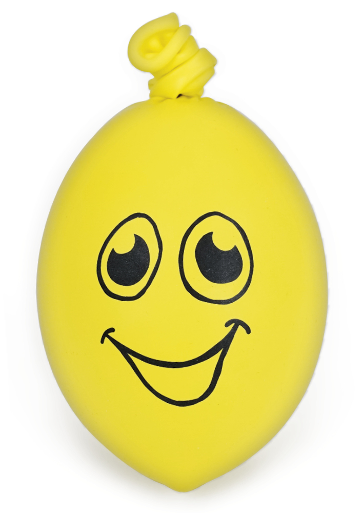 Stressbold "Smiley", ca. 75 mm ø