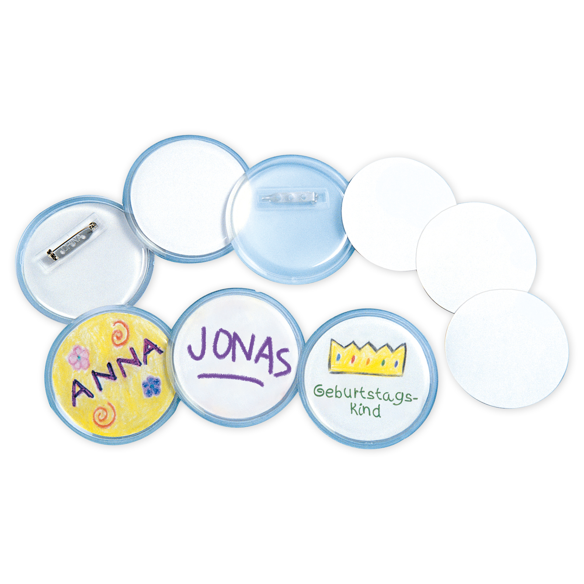 TimeTEX Button-Set für 24 Stück