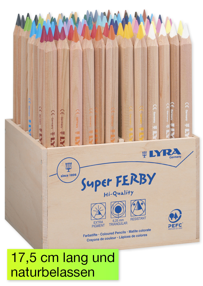 LYRA Super Ferby Natur, 96-tlg.