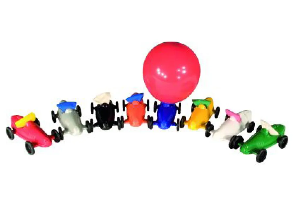 Luftballon-Auto aus Kunststoff