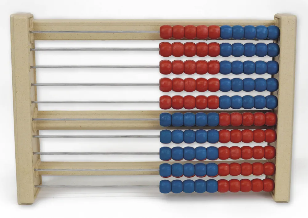 Klassensatz Rechenrahmen für 100-er Zahlenraum, 11-tlg., in Box