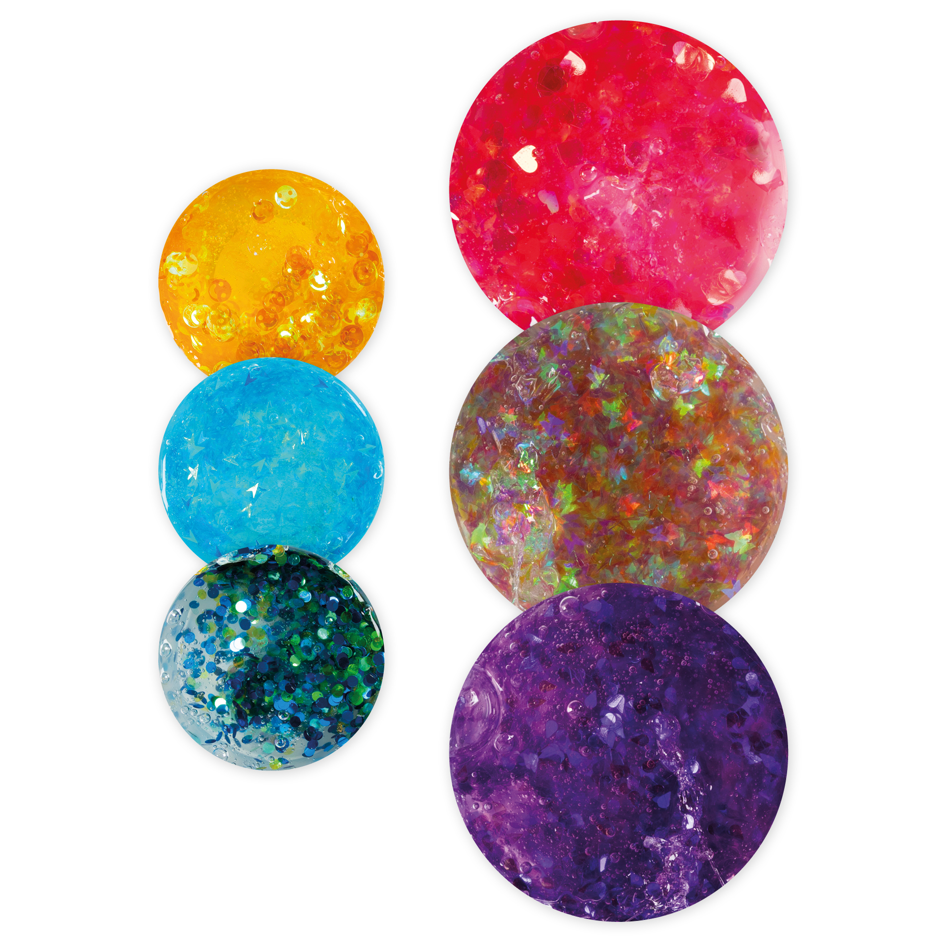 Sequin Clay Modelliermasse, 3x 60 g