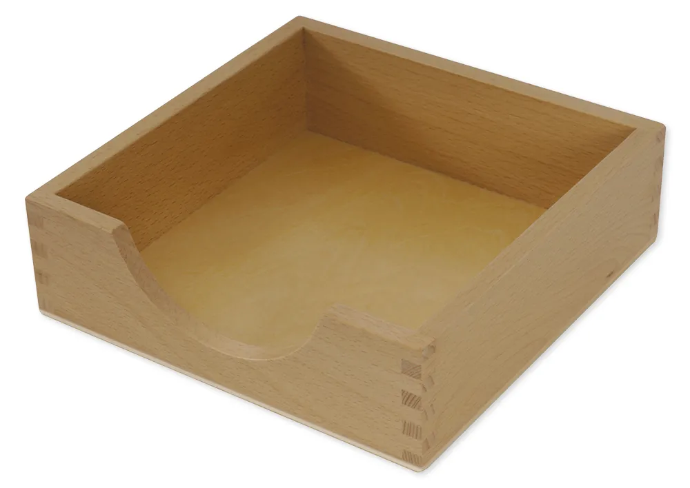 TimeTEX Kästchen für Einsatzfigurenpapier, 14 x 14 cm "Montessori Premium"