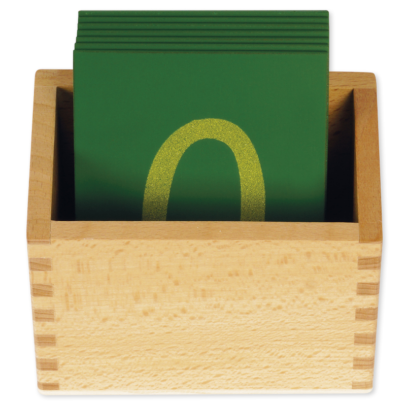 TimeTEX - Cutie pentru cifrele rugoase din glaspapir "Montessori Premium"