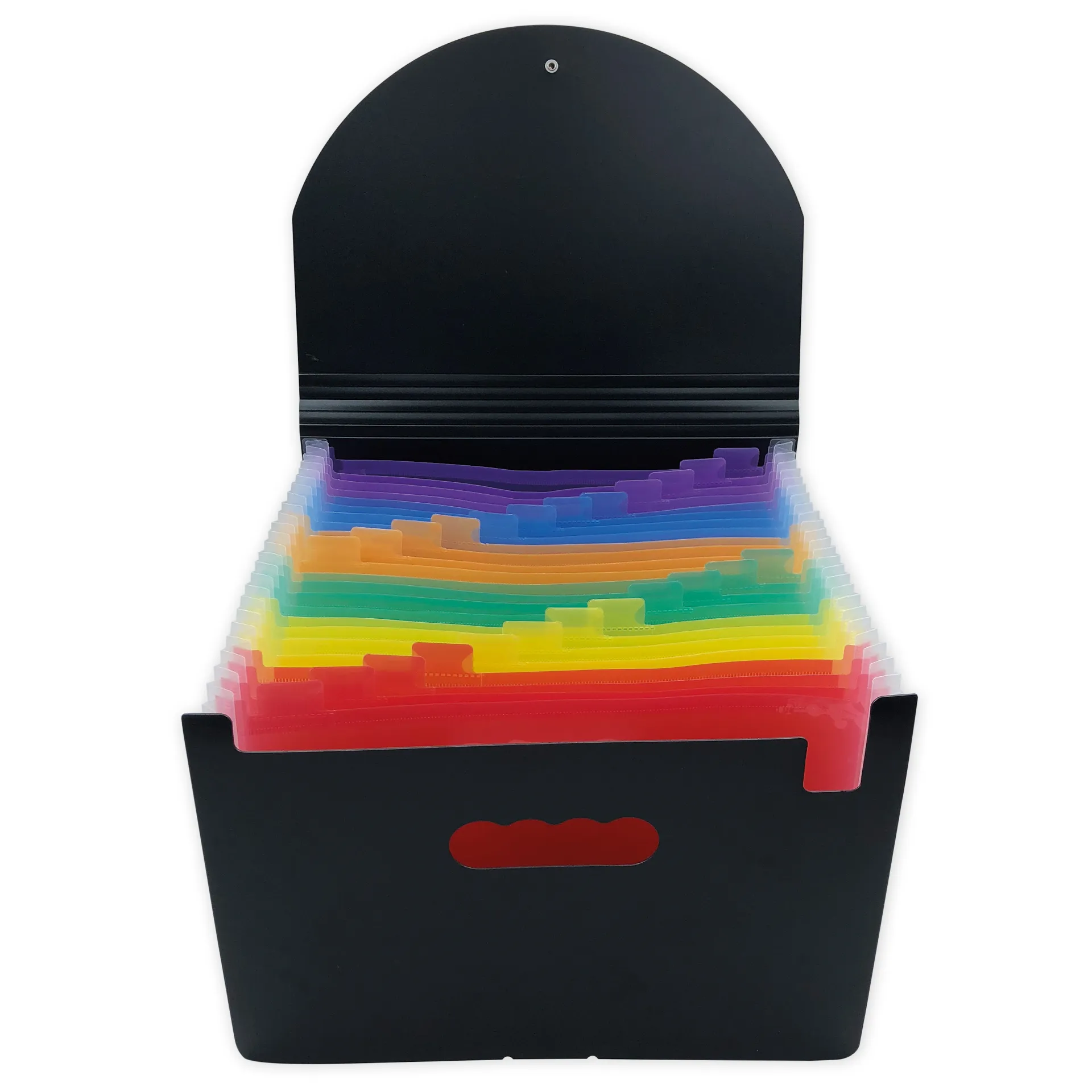 Steh-Fächermappe A4-Plus XXL mit Verschluss-Gummi, 25 Fächer