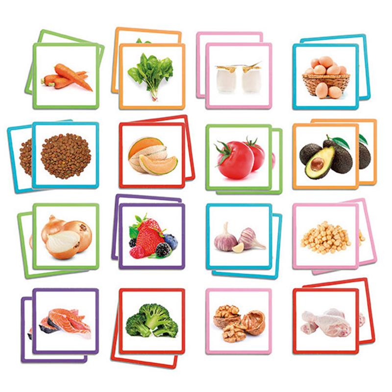 TimeTEX Riesen-Memospiel "Gesunde Lebensmittel", 34-tlg.