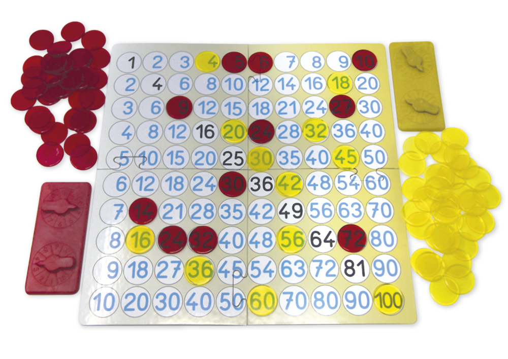 Jeu de maths « les multiplications », 113 pcs