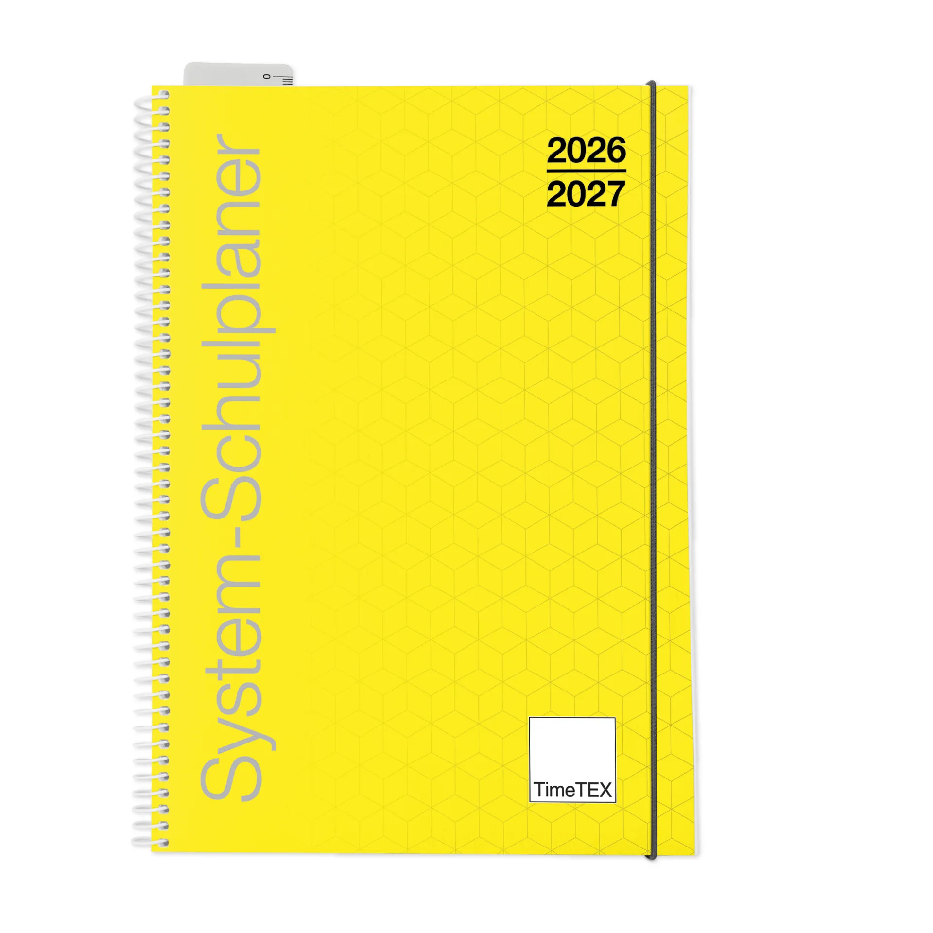 TimeTEX System-Schulplaner Ringbindung A4, gelb, 2026/2027
