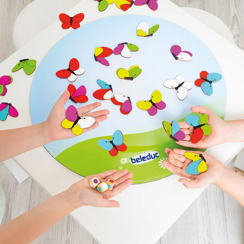 beleduc Lernspiel "Farbenfrohe Schmetterlinge", 46-tlg.