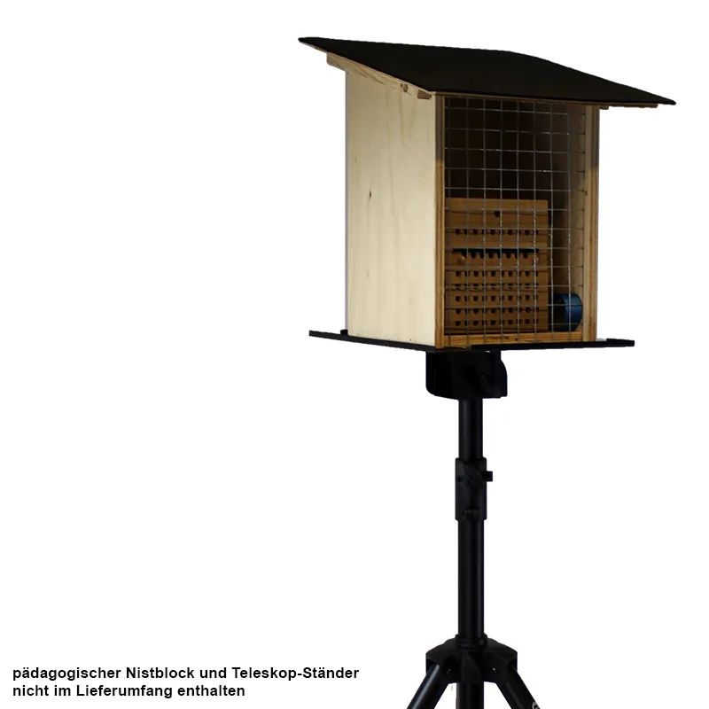 Schutzhaus für pädagogischen Nistblock