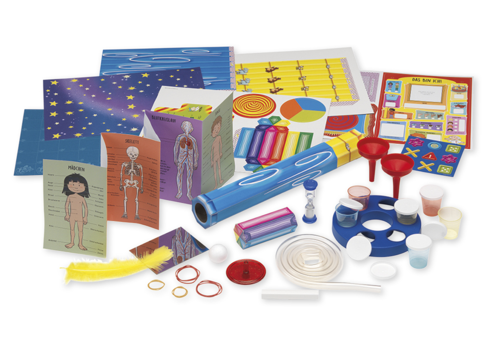 Set "Mein erster Experimentierkasten: Körper & Sinne", 35-tlg.