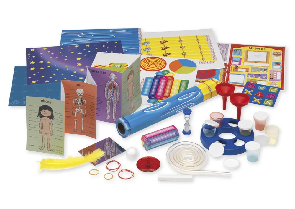 Set "Mein erster Experimentierkasten: Körper & Sinne", 35-tlg.