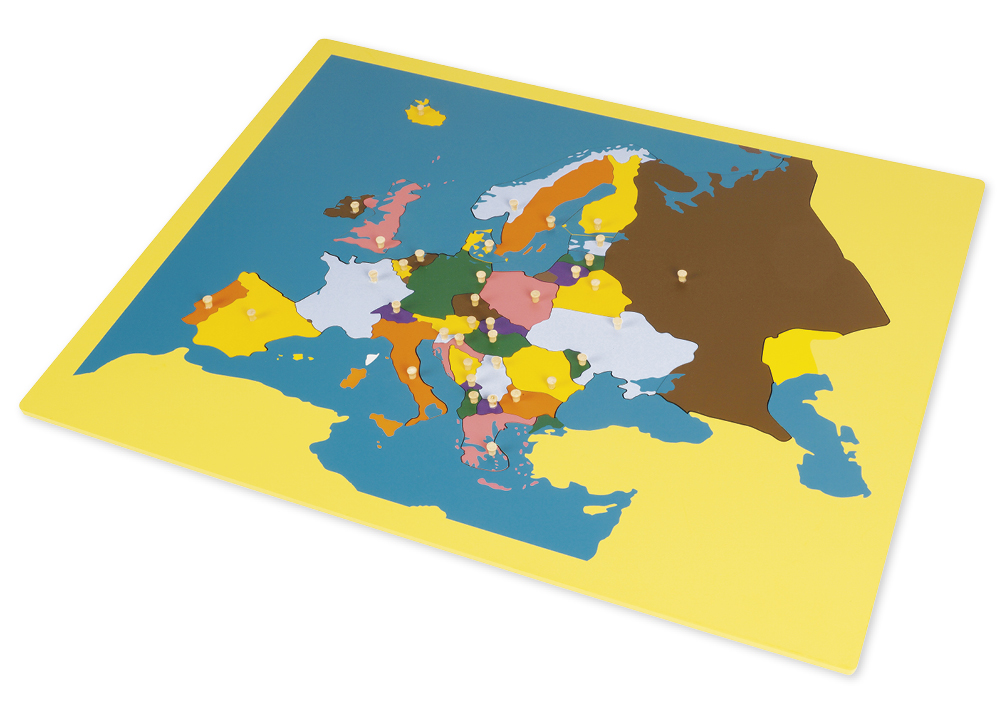 TimeTEX Puzzlekarte Europa "Montessori Premium" TimeTEX Puzzlekarte Europa "Montessori Premium"