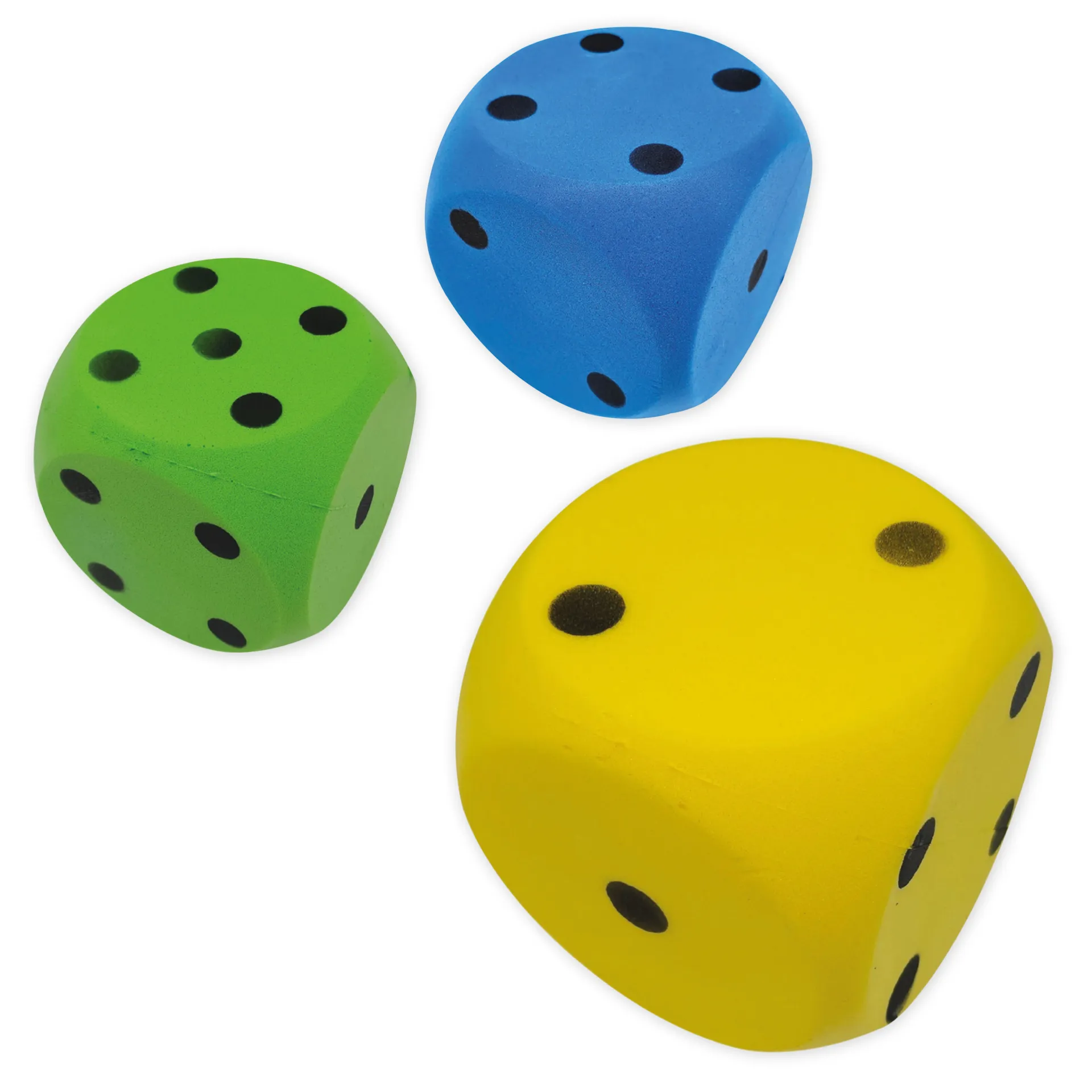 Schaumstoff-Würfel mit Augen XXL, 15x15 cm