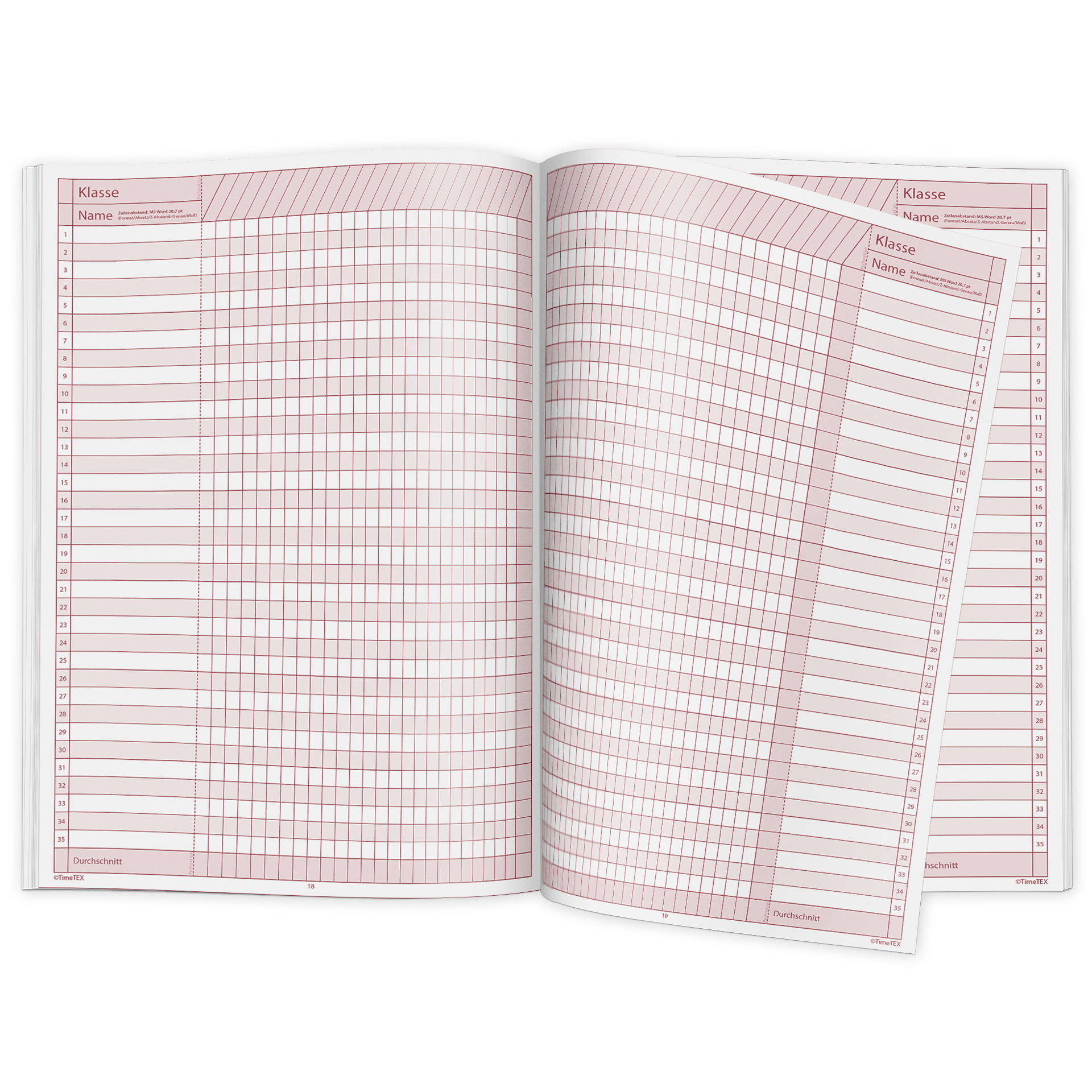 TimeTEX Schul-Notenheft A4