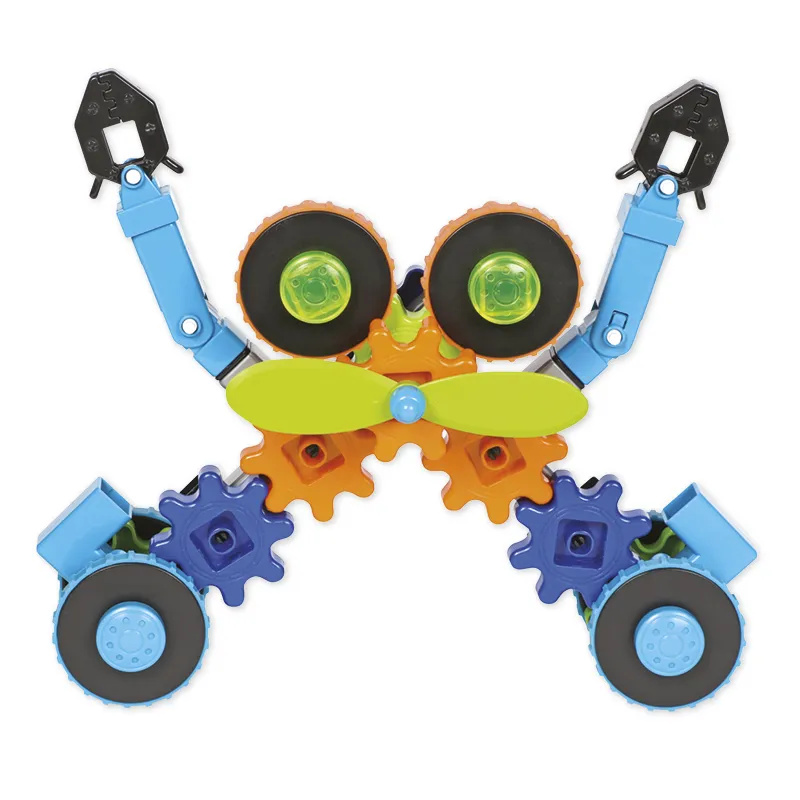 Zahnrad-Spiel "Roboter in Bewegung", Baukasten, 116-tlg.
