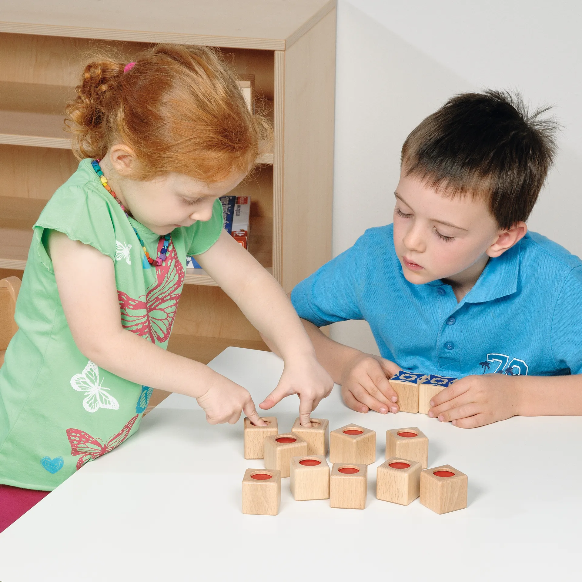 Druk-memoryspel, 13-delig