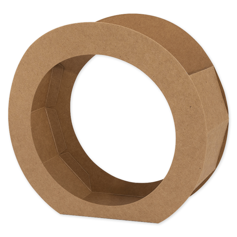 TimeTEX Laternen aus Kraftkarton, 19 cm ø, 5 Stück