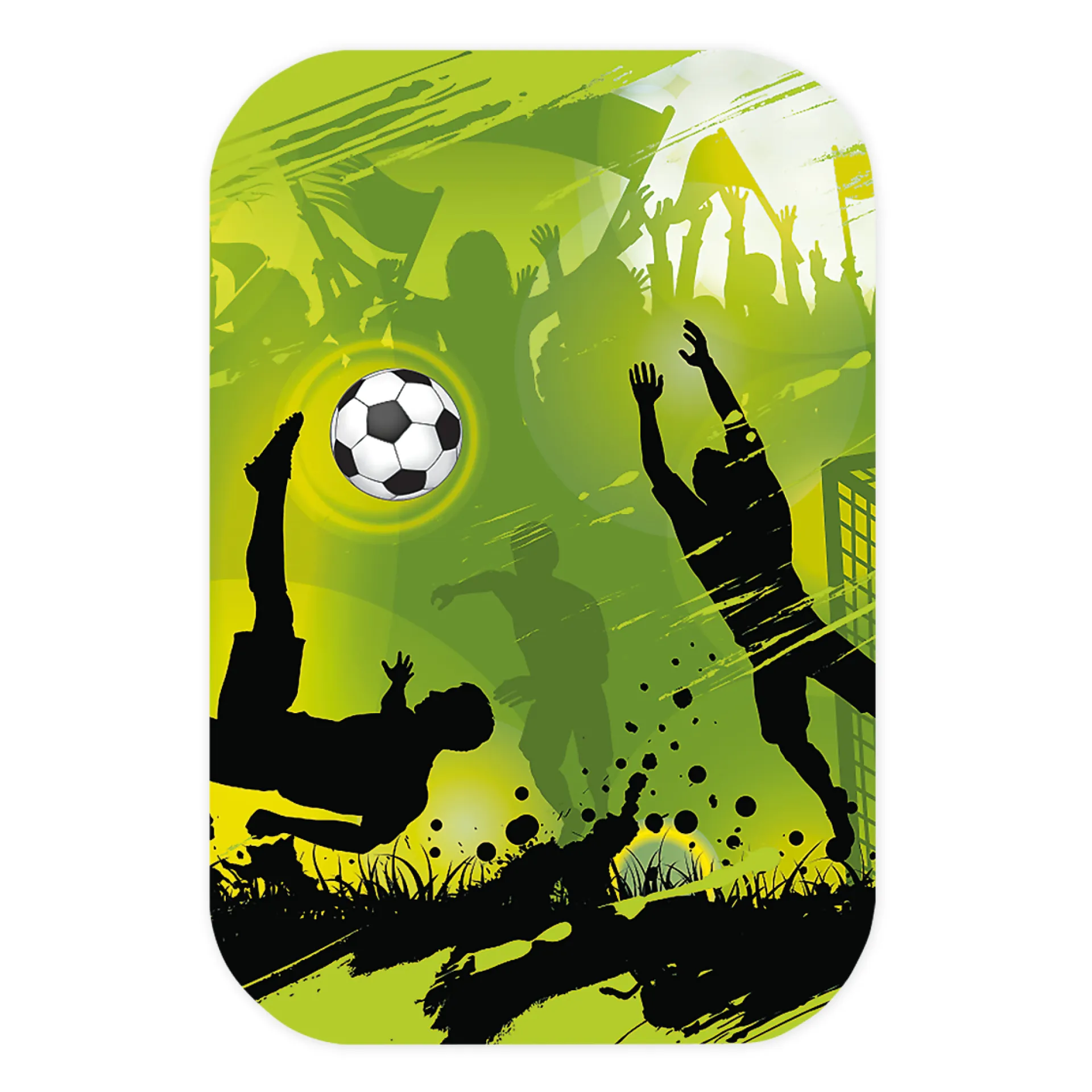 Pflaster "Fussball", 20 Stück in Metallbox