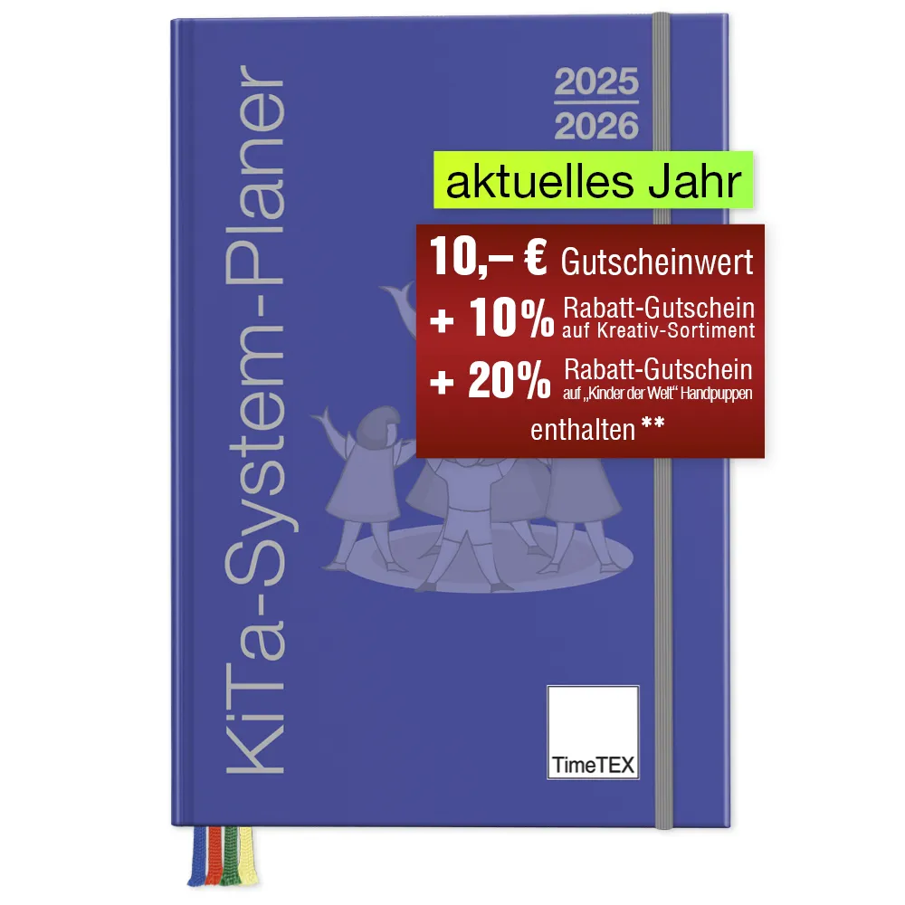 TimeTEX KiTa-System-Planer A4-Plus 2025/2026