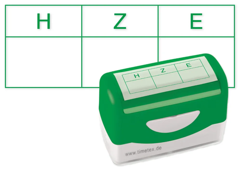 Siebdruck-Stempel "Perpetuum", "Stellenwert bis 100"