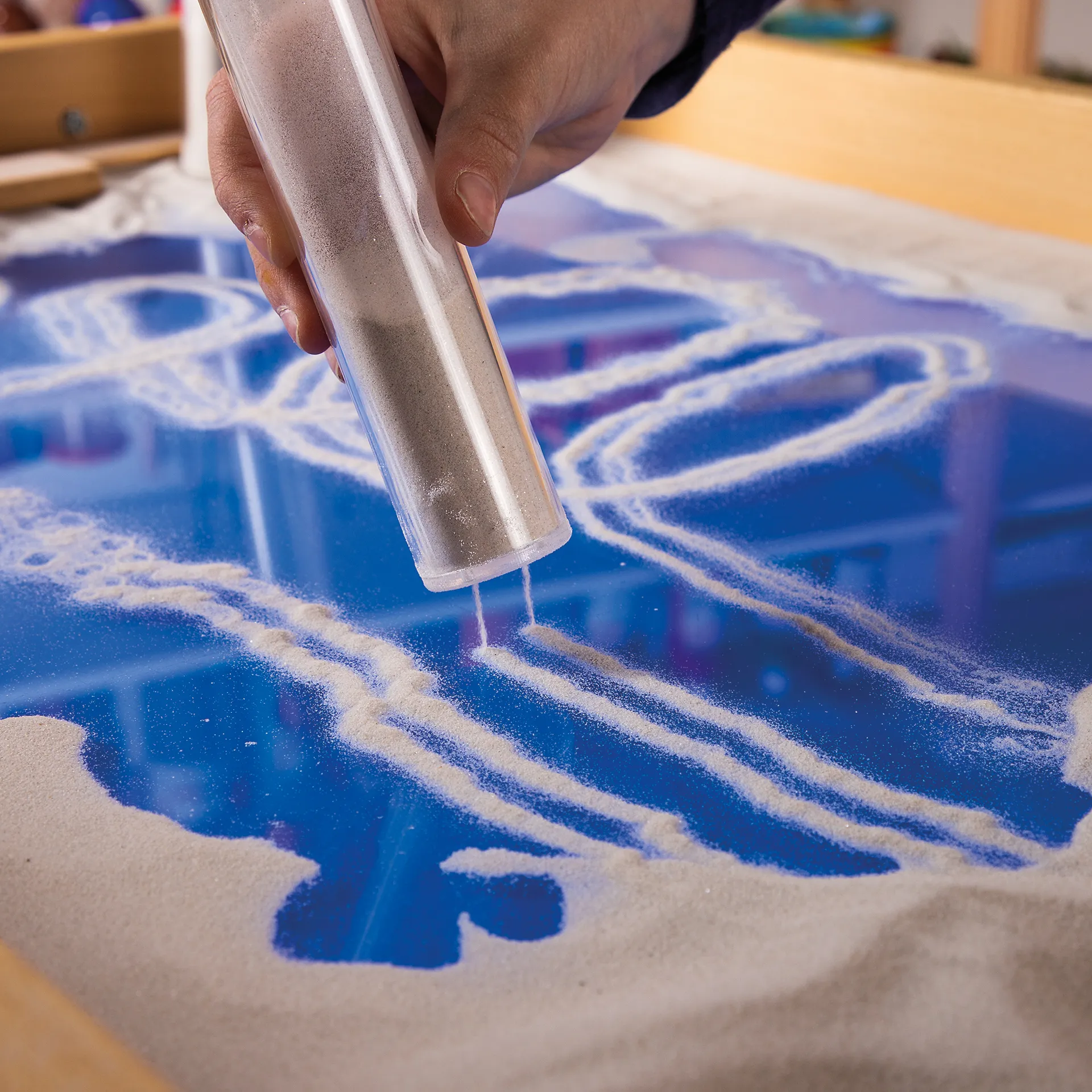 Sandmalstifte Spuren-Mix, 3 Stück