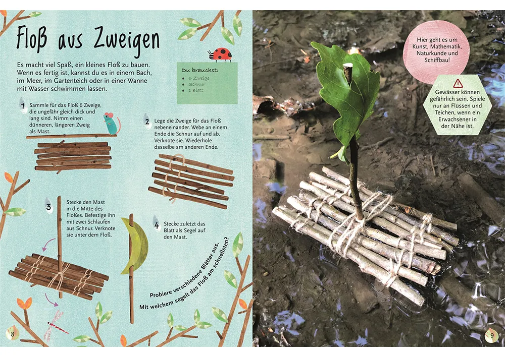 Buch "Komm, wir gehen raus!", 48 Seiten