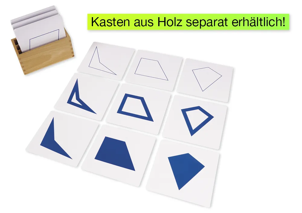 TimeTEX geometriske kort "Montessori Premium"