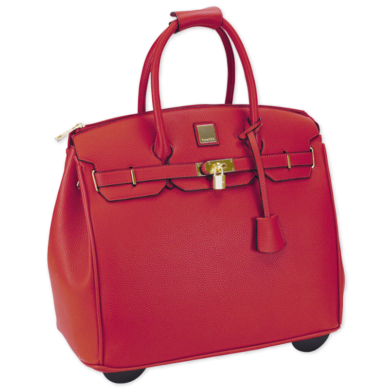 Hagemann TimeTEX Handtaschen-Trolley "Bella", rot