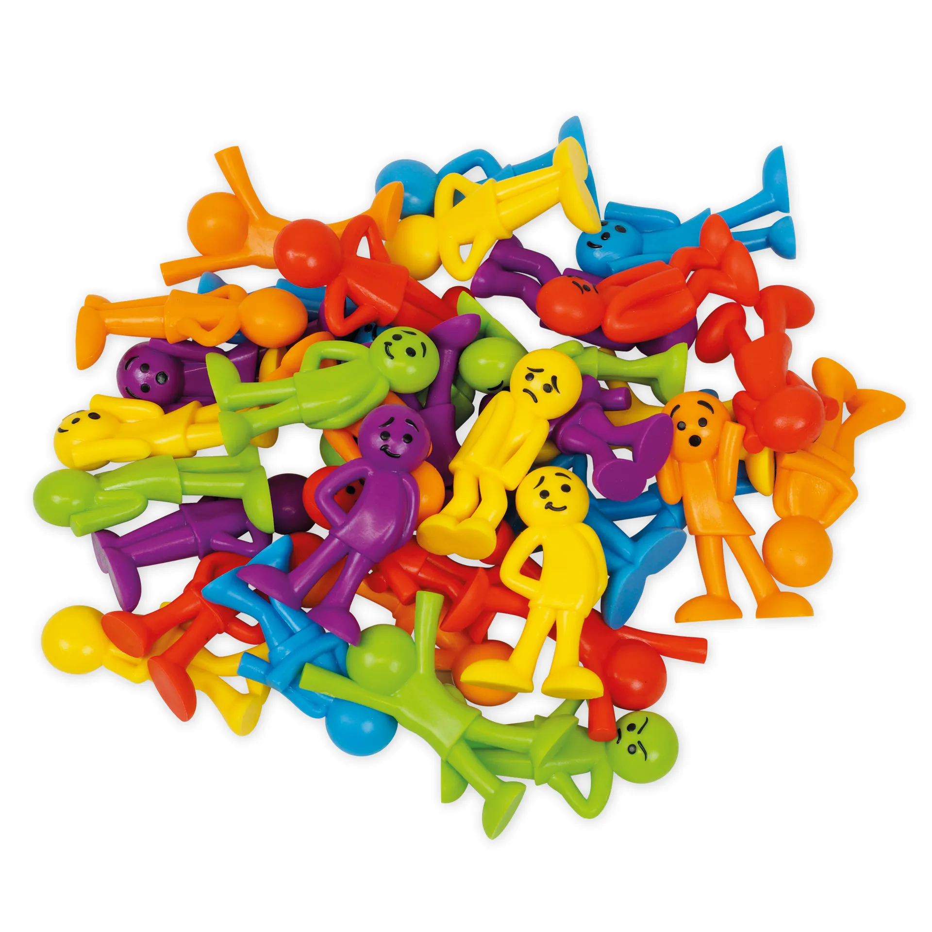 Set Emotions-Figuren farbig sortiert, 54-tlg., in Box
