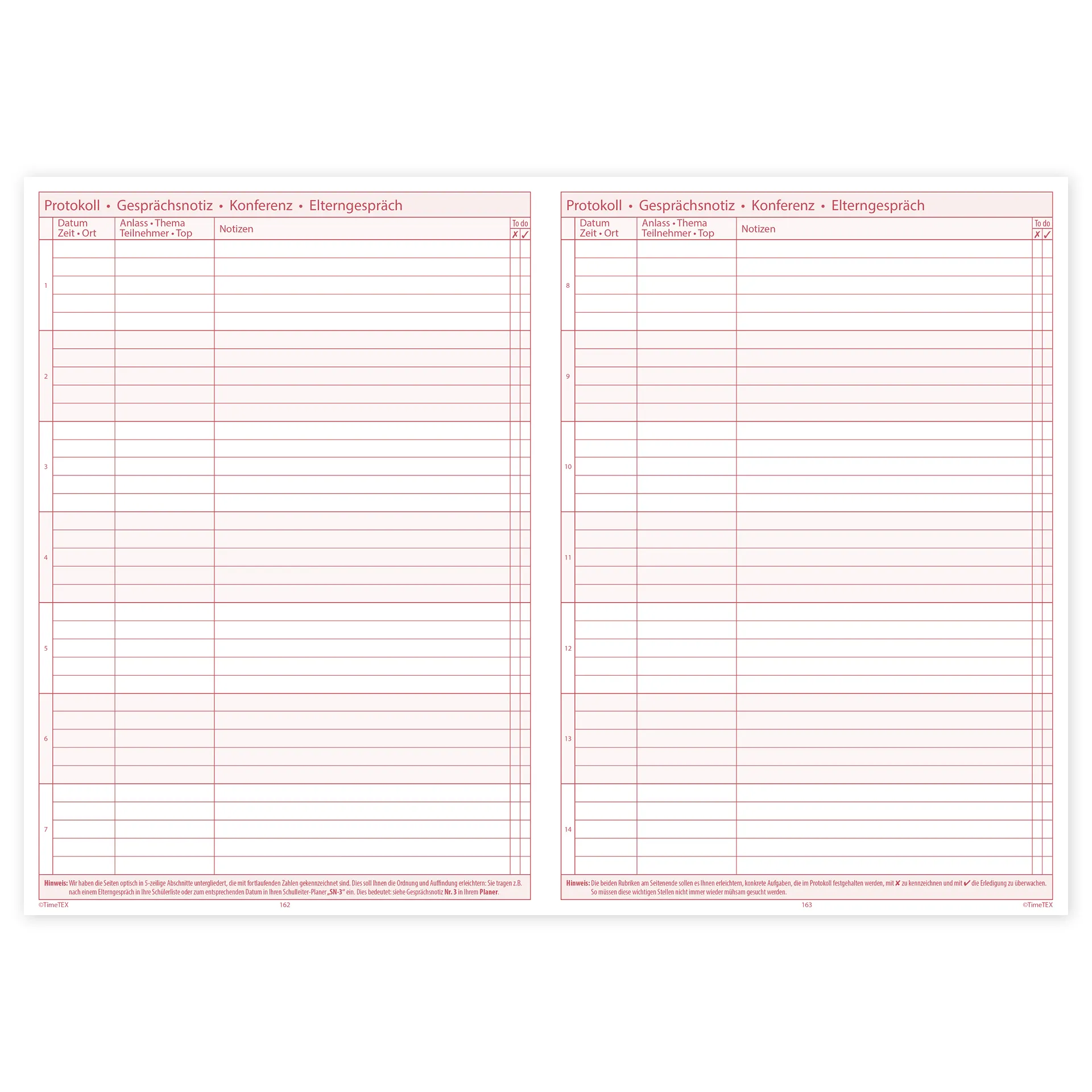 TimeTEX Referendariats-Planer "Documento" A4-Plus
