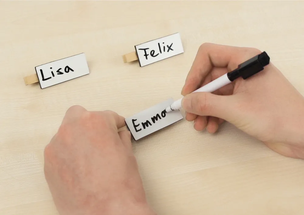 Set Whiteboard-Klammern, 6-tlg.