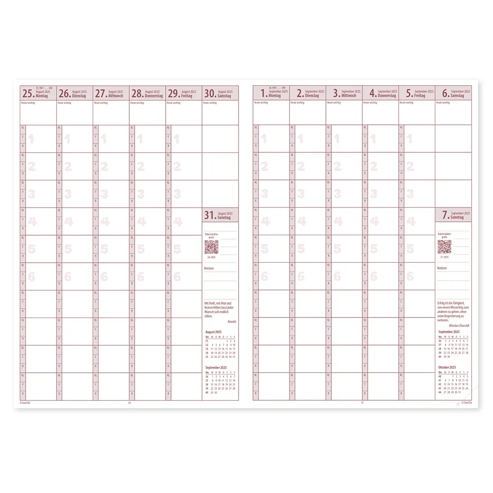 TimeTEX Fachlehrer-Planer A4-Plus 2026/2027
