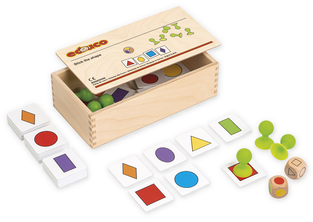 TimeTEX Finde die Form, 45-tlg.