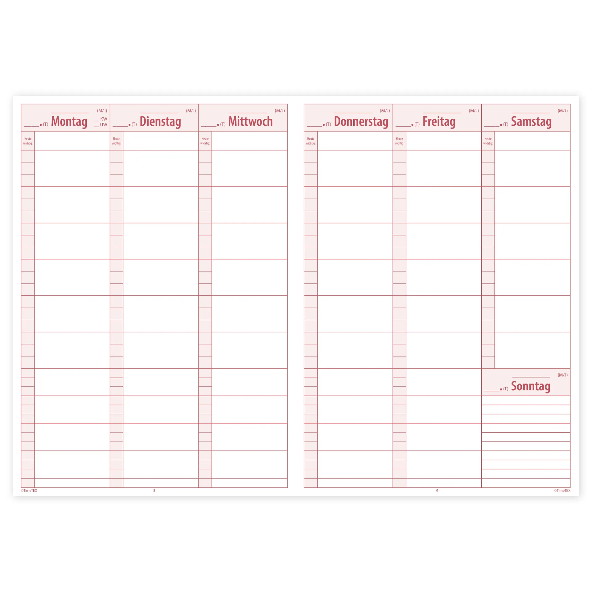 TimeTEX Referendariats-Planer "Documento" A4-Plus