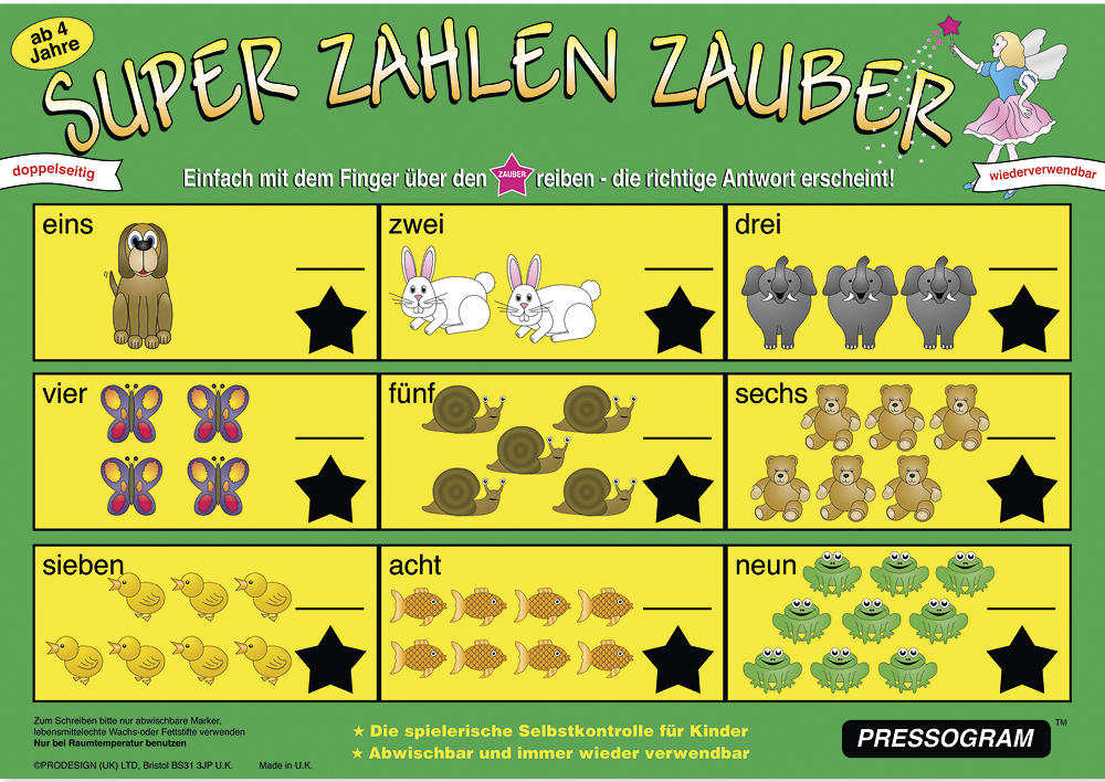 Hagemann TimeTEX Zaubertafel "Mathematik" Bilder-Zauber