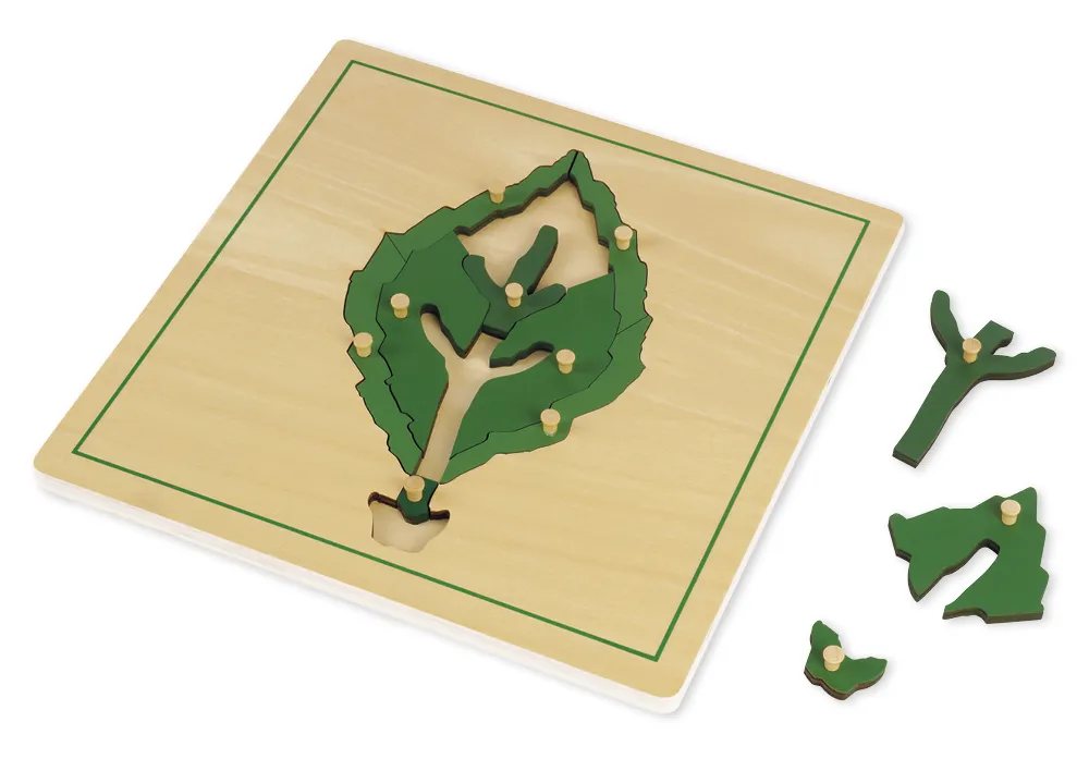 TimeTEX - Puzzle frunză "Montessori Premium"
