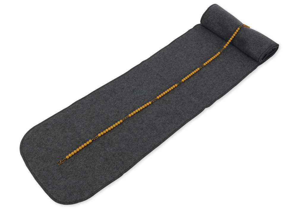 TimeTEX Matte für die Hunderterkette, 130x22,5 cm "Montessori Premium"