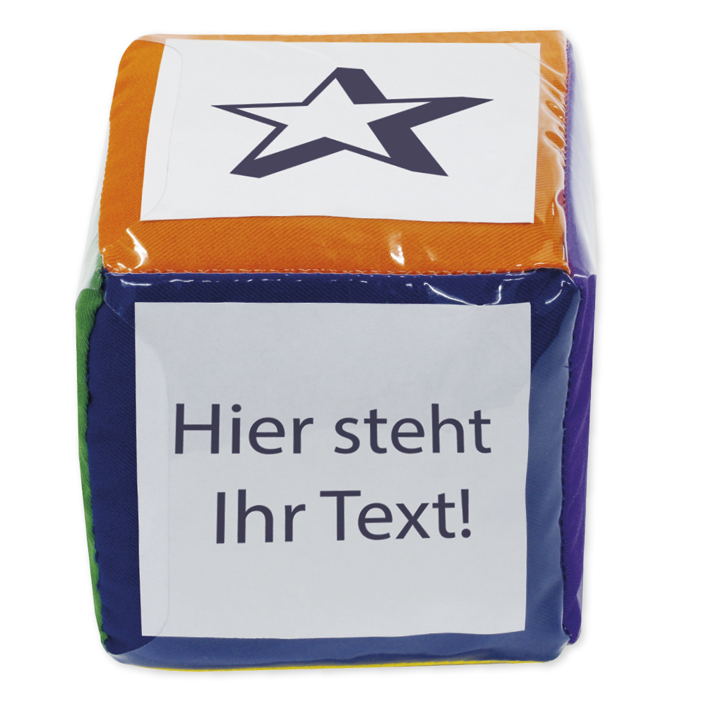 Tom tärning med fickor 15 cm