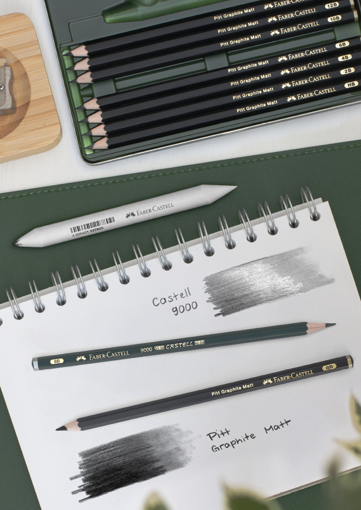 Set Faber-Castell "Pitt Graphite Matt", 6-tlg. Set Faber-Castell "Pitt Graphite Matt", 6-tlg.
