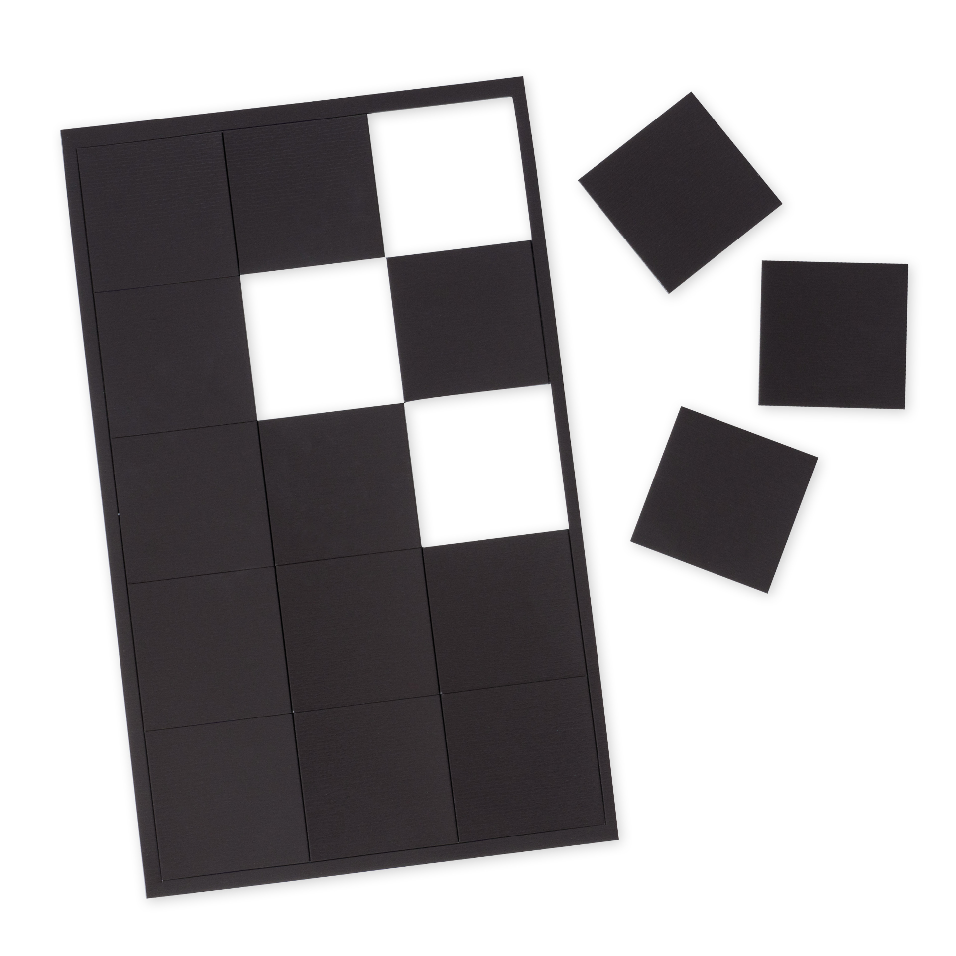 Magnet-Plättchen selbstklebend, 40x40 mm, 15 Stück