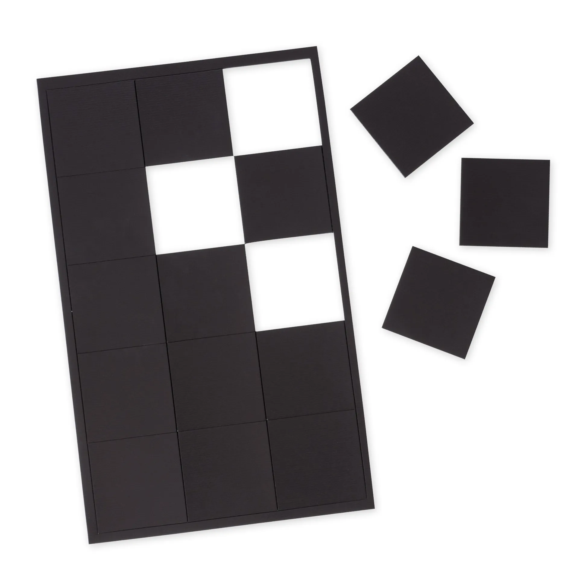 Magnet-Plättchen selbstklebend, 40x40 mm, 15 Stück