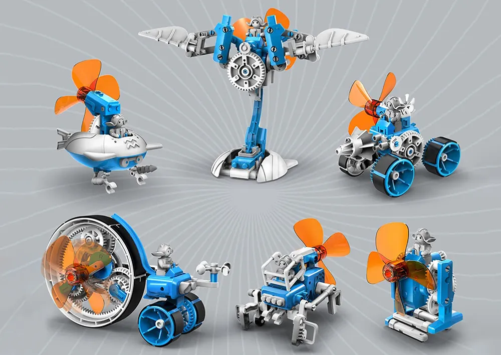 Experimentier-Kasten "Wind Bots: Erlebe den Wind als Energiequelle"