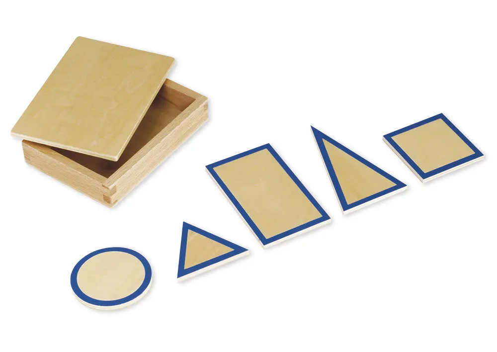 TimeTEX Základní geometrické vzorce s krabičkou "Montessori Premium"