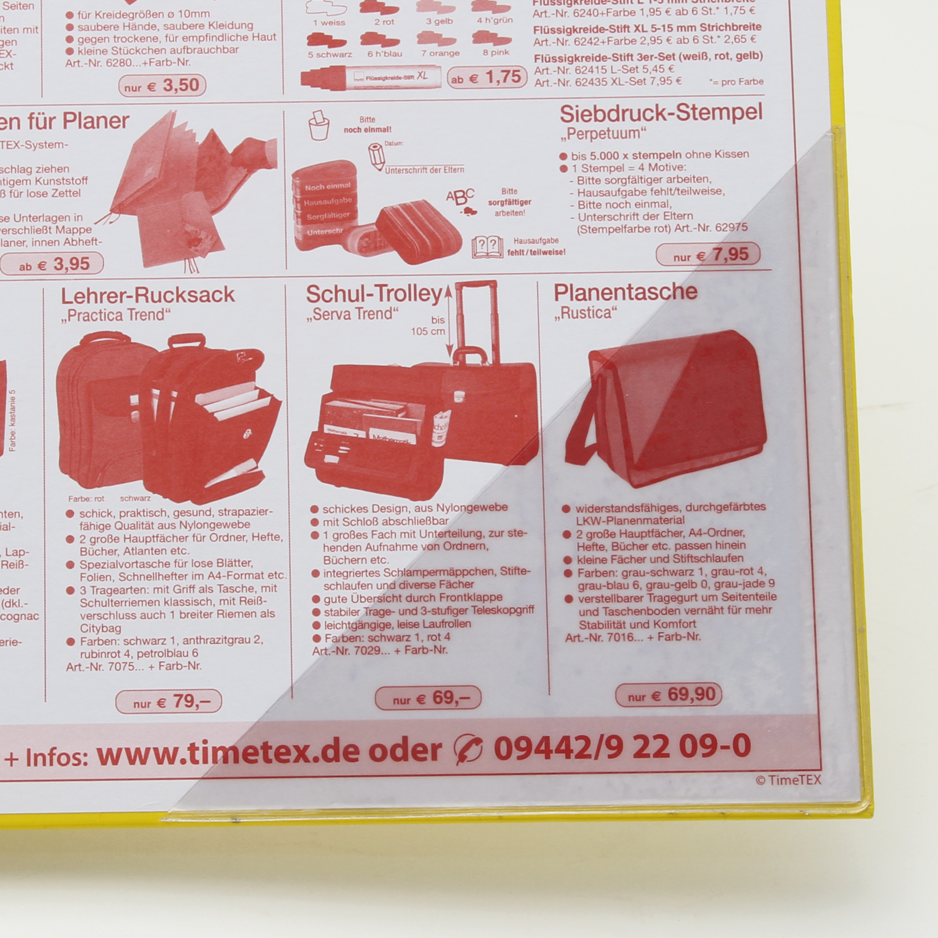 Dreieck-Einstecktasche, selbstklebend, 4 Stück