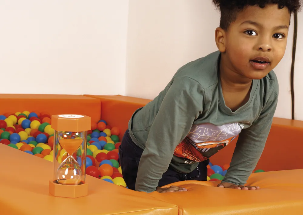 Set Mega-Sanduhren 16cm hoch, 7 cm ø, 4-tlg.